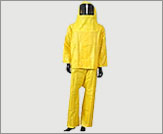 PVC Suit with Hood for Chemical Handling