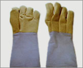 Safe Para Aramid (Kevlar) Gloves with leather 