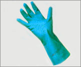 Super Nitrile Flocklined Hand Gloves 'Rubberx Make'